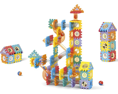 ROLLING BALL TUBOS Y BLOQUES - JUEGO DIDÁCTICO 125 PCS