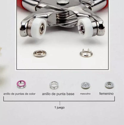 KIT ALICATE REMACHADOR PARA BROCHES – 150 PIEZAS