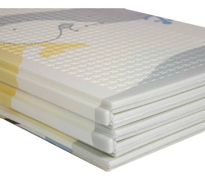 TAPETE ALFOMBRA REVERSIBLE Y PLEGABLE ANTIGOLPES PARA NIÑOS