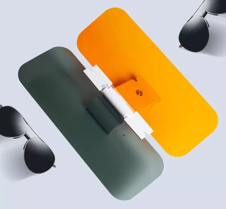 VISOR  ANTIDESLUMBRANTE 2 EN 1 PARA COCHE – PROTECCIÓN DÍA Y NOCHE