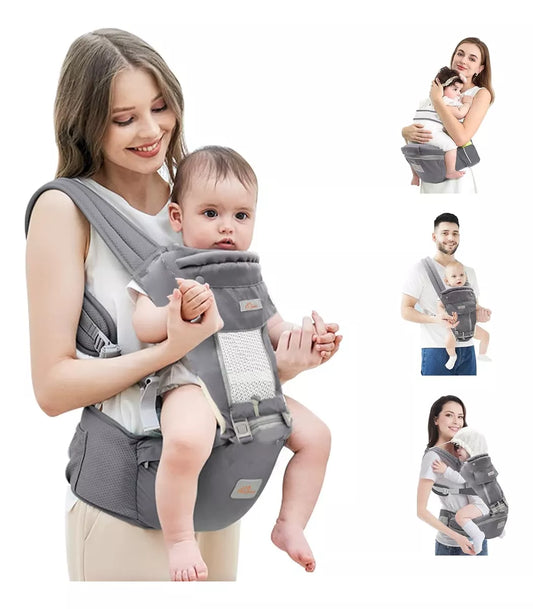 CARGADOR ERGONÓMICO CON SOPORTE LUMBAR MULTIFUNCIONAL PARA BEBÉ