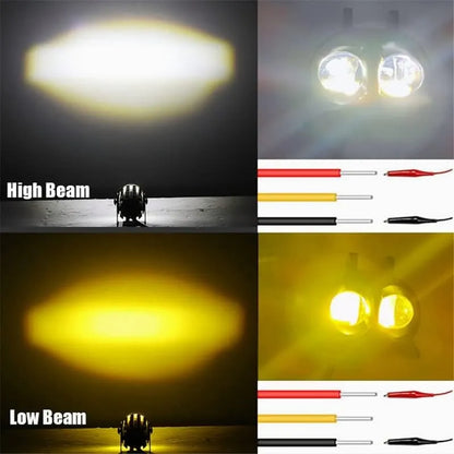 – LUZ EXPLORADORA PARA CARRO Y MOTO BÚHO LED BICOLOR
