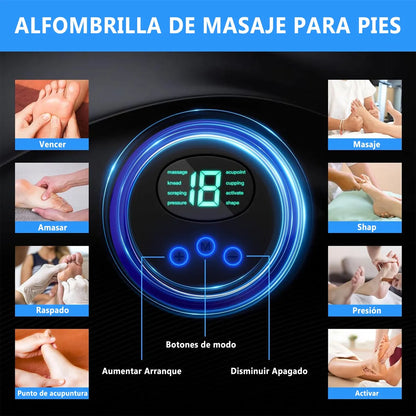 MASAJEADOR DE PIES ELÉCTRICO PORTÁTIL TIPO ALFOMBRILLA