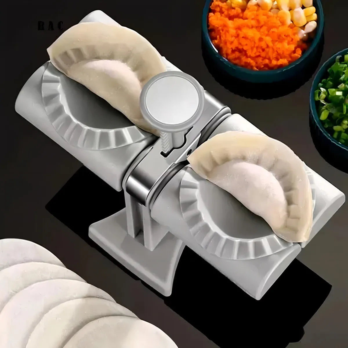 MÁQUINA MOLDEADORA DE MASA PARA EMPANADAS AUTOMÁTICA