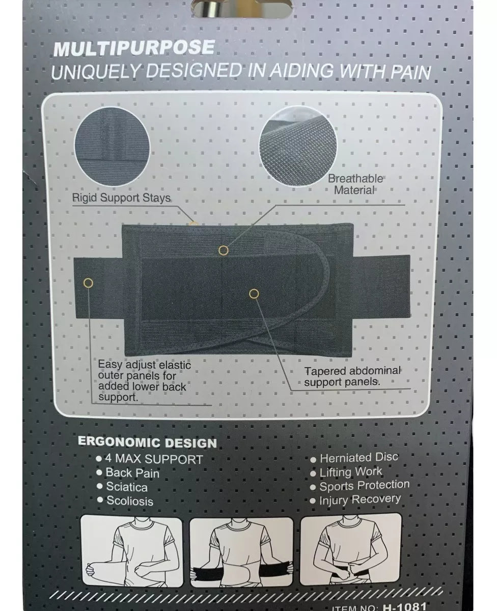 CINTURÓN FAJA SOPORTE LUMBAR