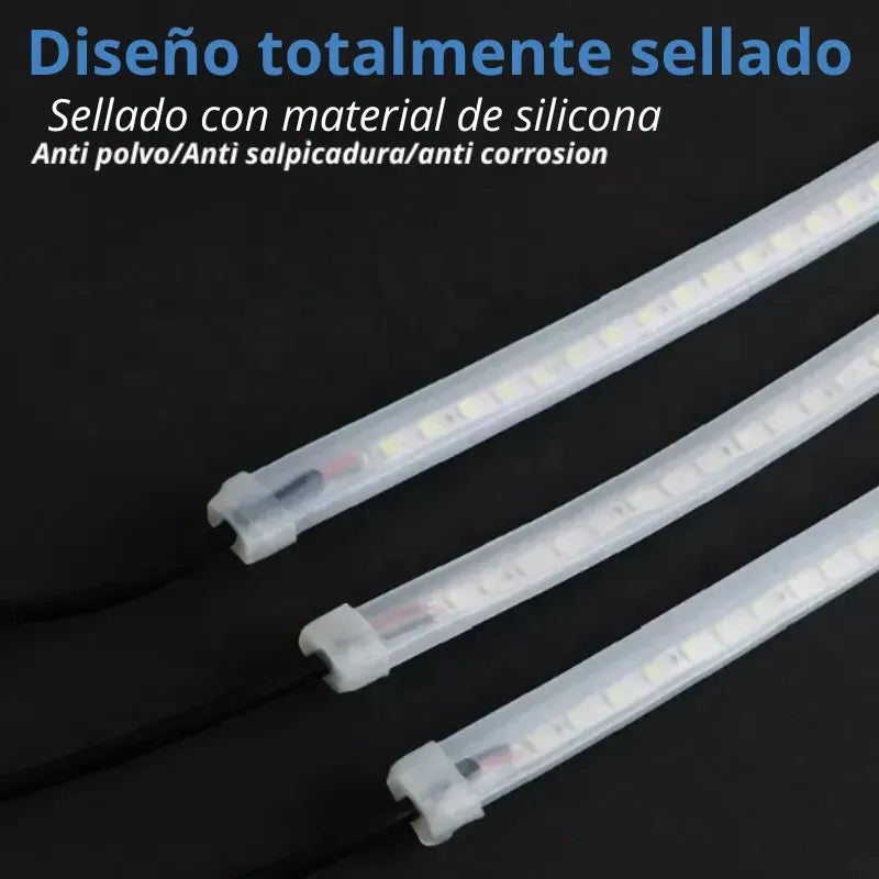 TIRA LED DINÁMICA FLEXIBLE PARA CAPÓ DE AUTO