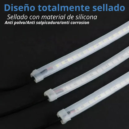 TIRA LED DINÁMICA FLEXIBLE PARA CAPÓ DE AUTO