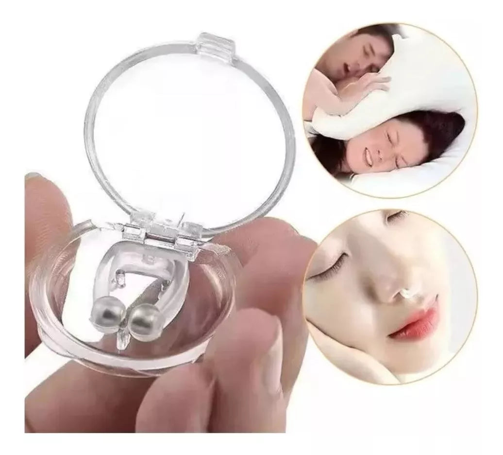 PACK X 3 CLIP DILATADOR NASAL MAGNÉTICO ANTIRONQUIDOS Y APNEA