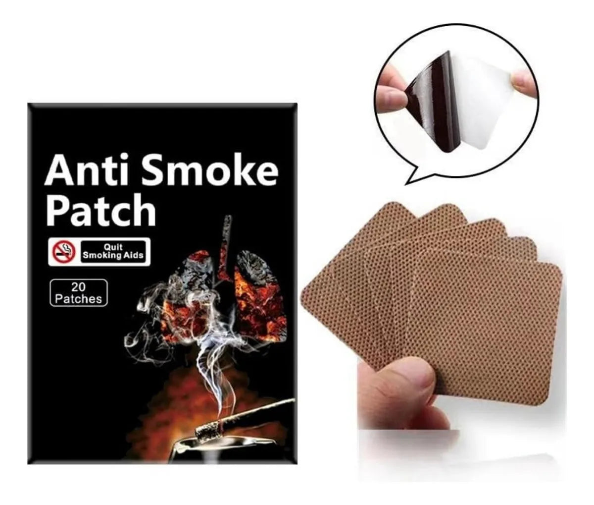 PARCHE ANTITABACO – NATURAL PARA CONTROLAR ANTOJOS DE FUMAR
