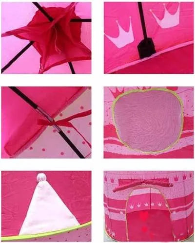 CARPA CASTILLO INFANTIL LIGERA Y PORTÁTIL