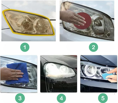 2 SPRAY REPARADOR DE FAROLAS PARA AUTOMÓVIL