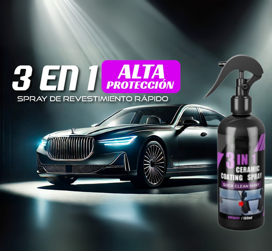 SPRAY DE REVESTIMIENTO CERÁMICO 3 EN 1 PARA AUTOMÓVIL
