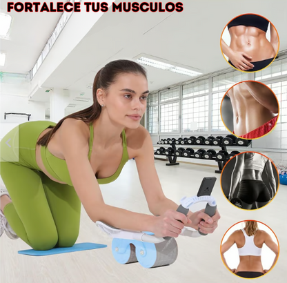 RODILLO ABDOMINAL CON REBOTE AUTOMÁTICO