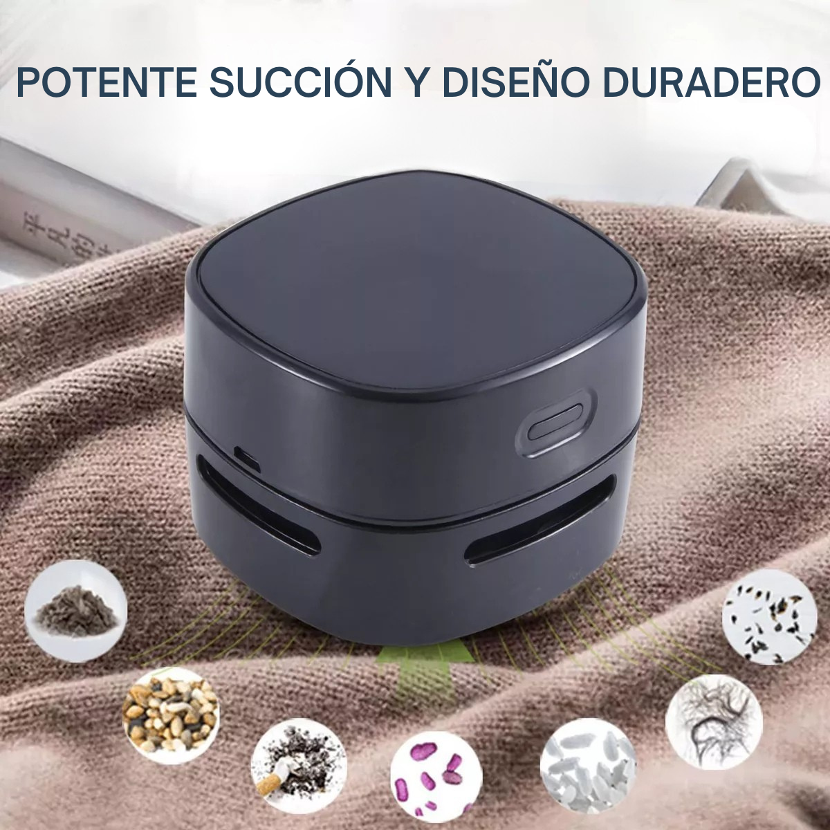 ASPIRADORA PORTÁTIL DE ESCRITORIO RECARGABLE INALÁMBRICA