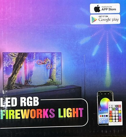 TIRA LED RGB BLUETOOH DECORACION FUEGOS ARTIFICIALES