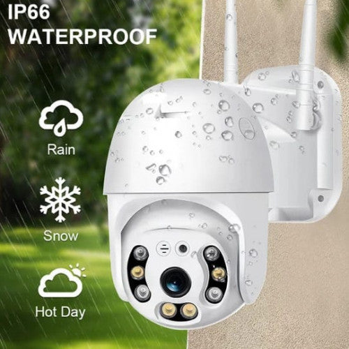 CÁMARA DE SEGURIDAD HD WIFI IMPERMEABLE