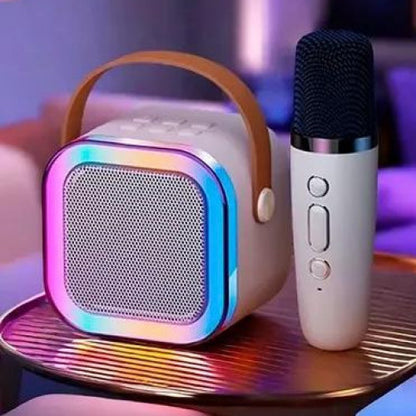 PARLANTE INALÁMBRICO KARAOKE + MICRÓFONO