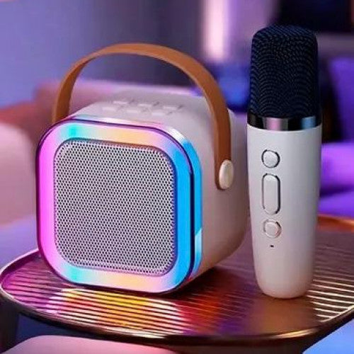 PARLANTE INALÁMBRICO KARAOKE + MICRÓFONO