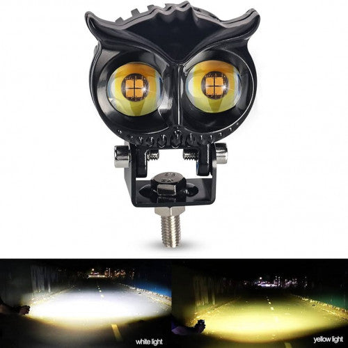 – LUZ EXPLORADORA PARA CARRO Y MOTO BÚHO LED BICOLOR