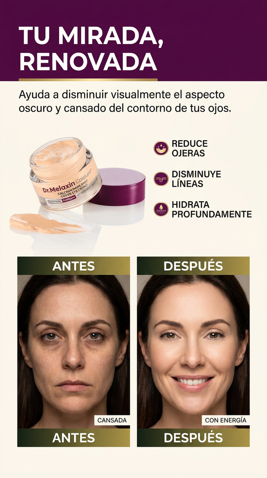 DR. MELAXIN CALCIUM EYE BRIGHT™ CREMA ILUMINADORA Y REAFIRMANTE PARA CONTORNO DE OJOS