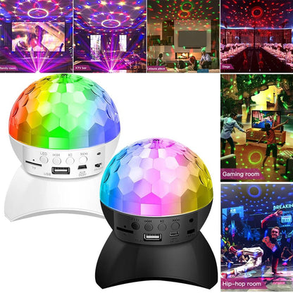 BOLA DE LUZ LED RGB CON PARLANTE BLUETOOTH