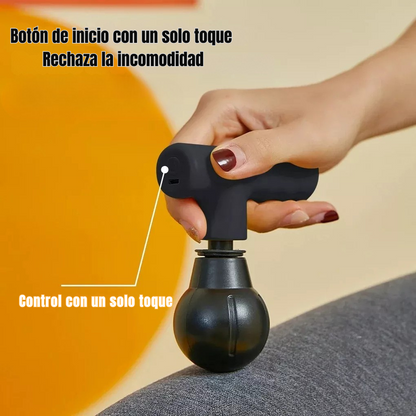 MINI MASAJEADOR MUSCULAR TIPO PISTOLA MASAJE INALÁMBRICO