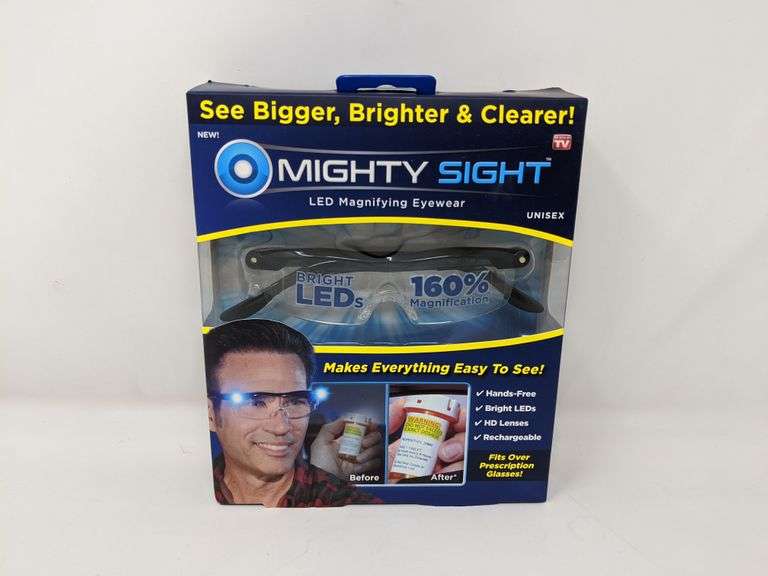 LENTES CON AUMENTO Y LUCES LED