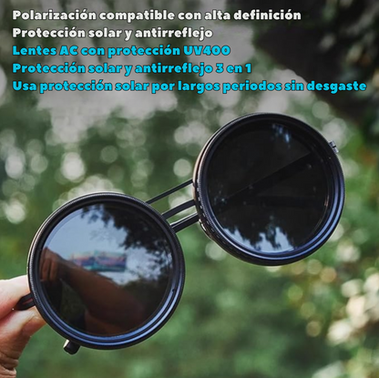 GAFAS DE SOL POLARIZADAS CON TINTE AJUSTABLE ND (1-9 ENGRANAJES)