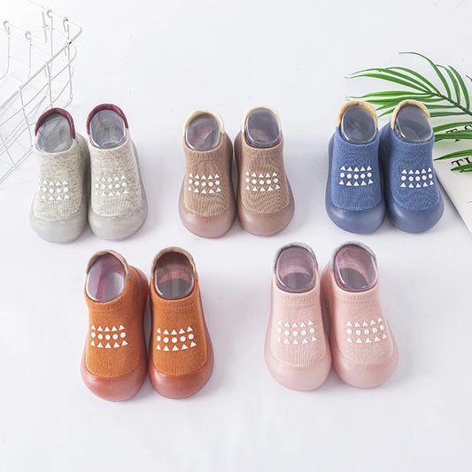 ZAPATOS CALCETINES PARA BEBÉS Y NIÑOS CON SUELA DE GOMA ANTIDESLIZANTE