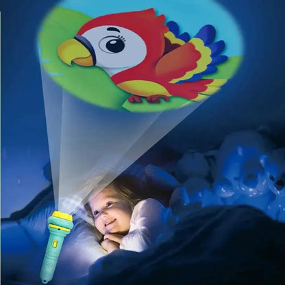 PROYECTOR LINTERNA INFANTIL DE DIBUJOS ANIMADOS – DIVERSIÓN Y APRENDIZAJE