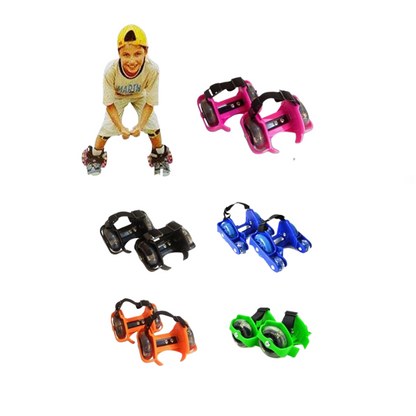 PATINES AJUSTABLES DE 2 RUEDAS CON LUCES LED PARA NIÑ@S