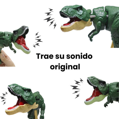 DINOSAURIO ZA ZA T REX CON LUCES Y SONIDO ORIGINAL