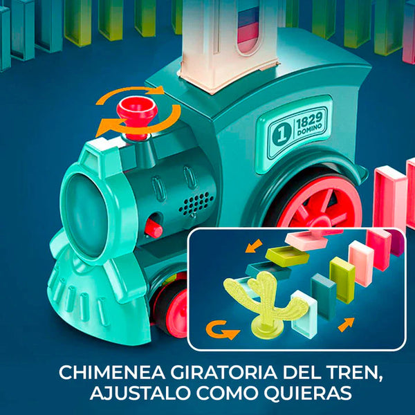 TREN DOMINÓ SÚPER DIVERTIDO Y EDUCATIVO