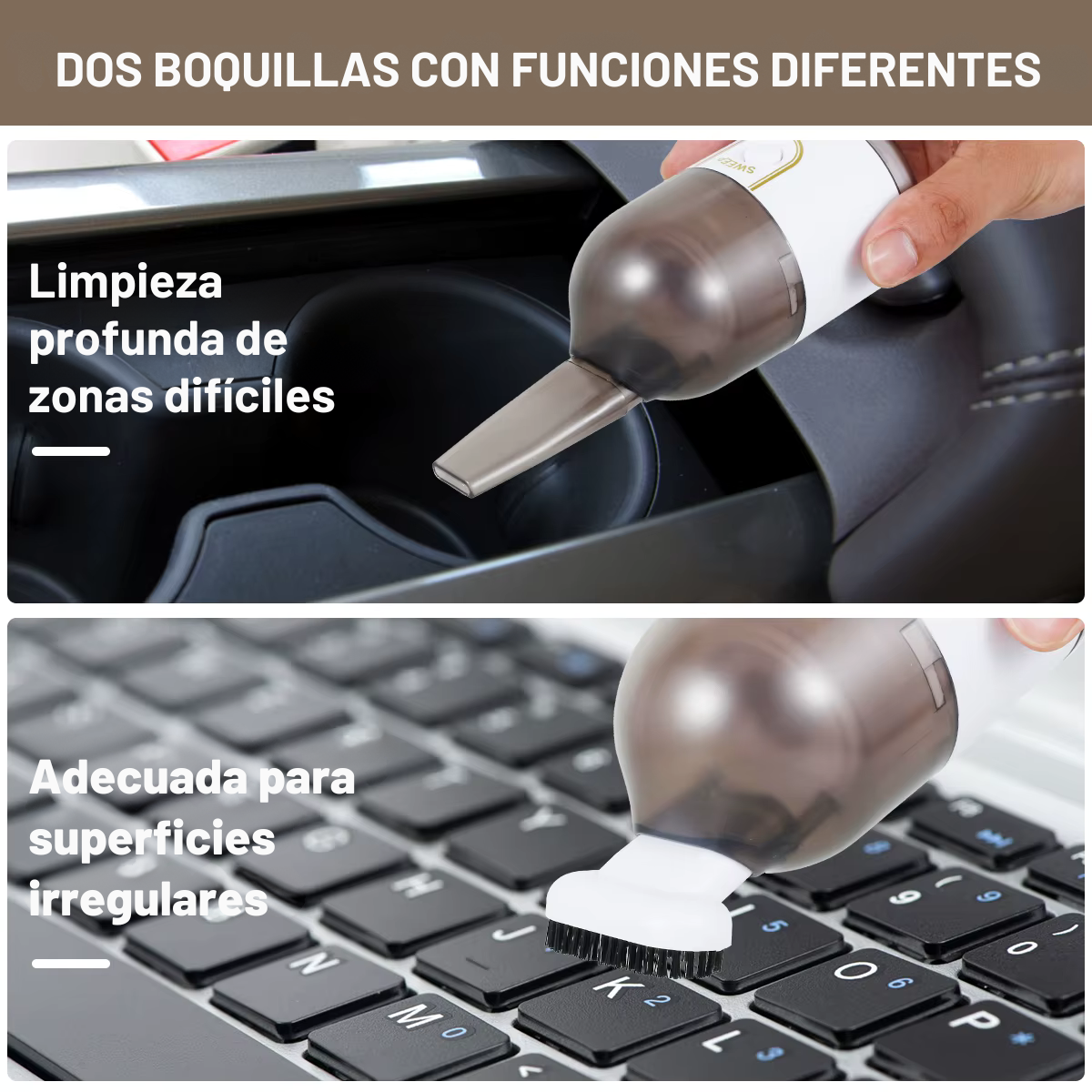 MINI ASPIRADORA PORTÁTIL RECARGABLE POR USB