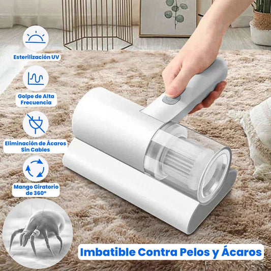 ASPIRADORA PORTÁTIL CON LED UV PARA PELOS Y ÁCAROS