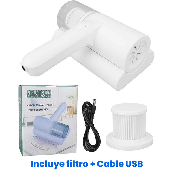 ASPIRADORA PORTÁTIL CON LED UV PARA PELOS Y ÁCAROS