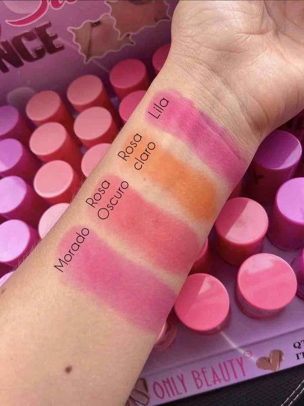 Combo por 3  LABIALES- RUBORES de gelatina