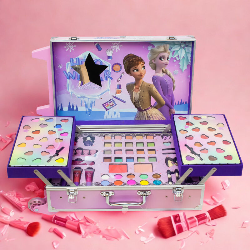 MALETA DE MAQUILLAJE PARA NIÑAS – SET COMPLETO DE BELLEZA