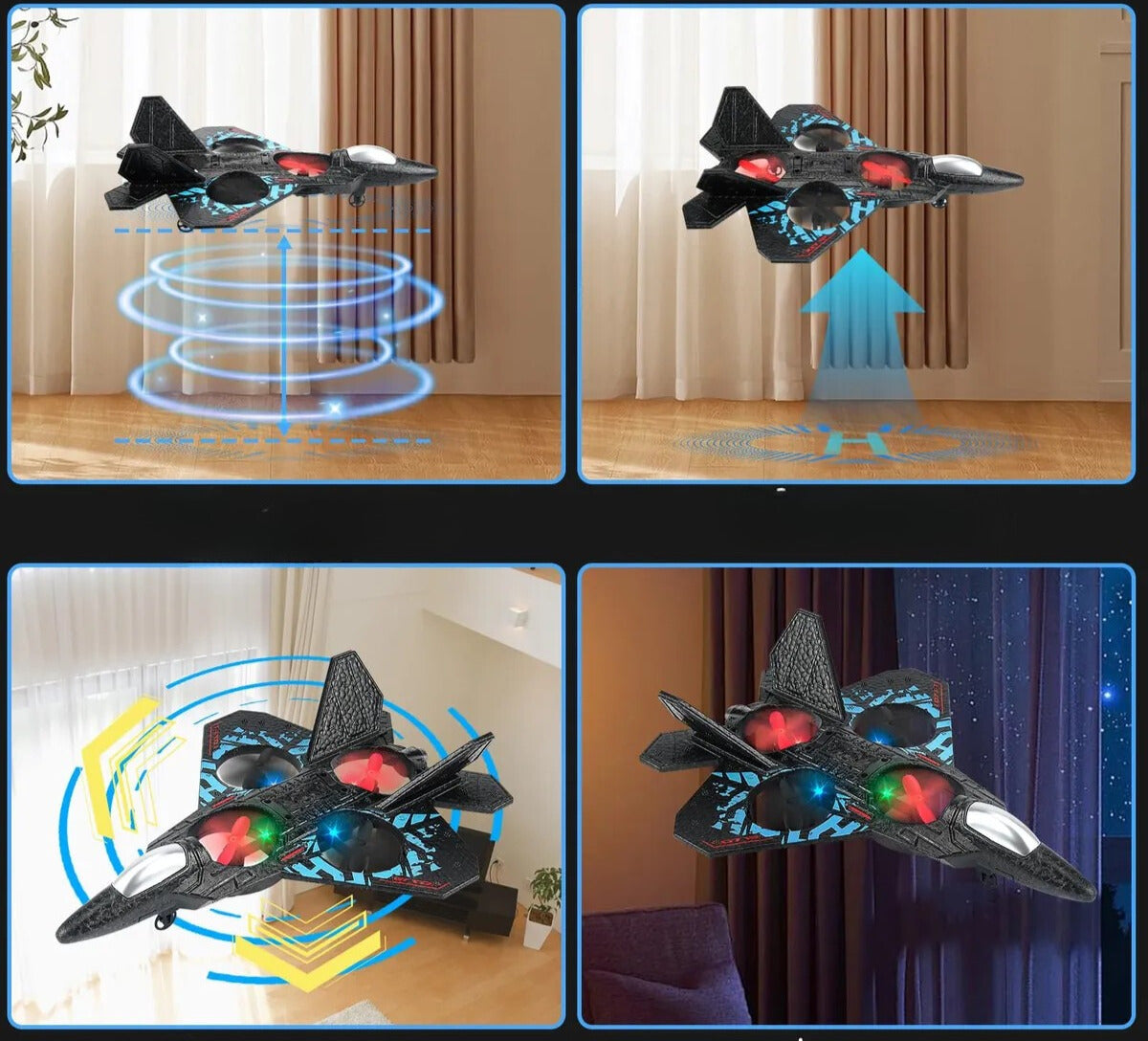 AVIÓN 360 ACROBÁTICO CON CONTROL REMOTO – ¡DIVERSIÓN GARANTIZADA!
