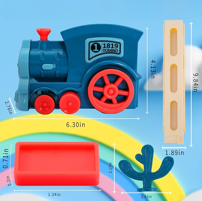 TREN DOMINÓ SÚPER DIVERTIDO Y EDUCATIVO