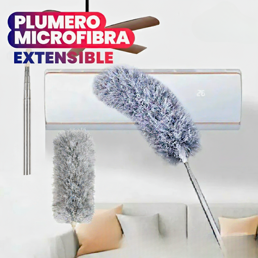 PLUMERO DE MICROFIBRA TELESCÓPICO EXTENSIBLE