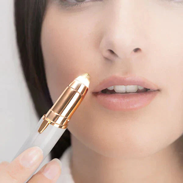 Depiladora facial de precisión indolora + guia de automaquillaje