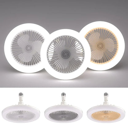 LÁMPARA LED INTELIGENTE 2 EN 1 CON VENTILADOR