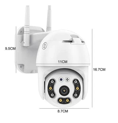 CÁMARA DE SEGURIDAD HD WIFI IMPERMEABLE