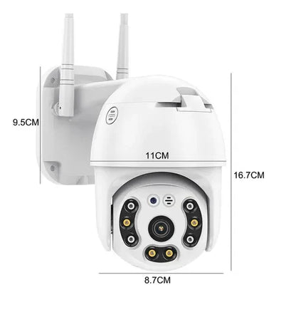 CÁMARA DE SEGURIDAD HD WIFI IMPERMEABLE