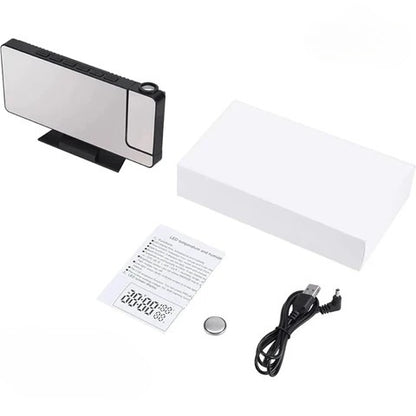 RELOJ DESPERTADOR DIGITAL CON PROYECTOR LED