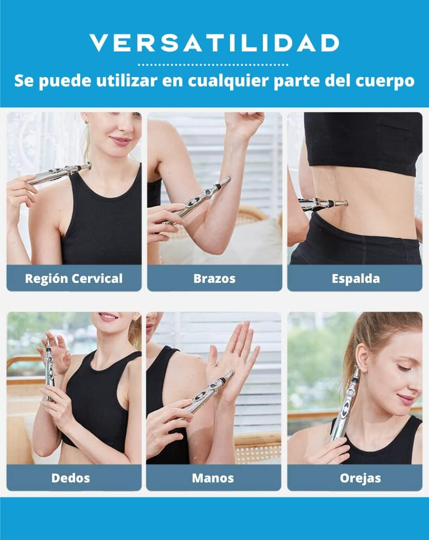 LAPIZ MASAJEADOR ACUPUNTURA 3 EN 1