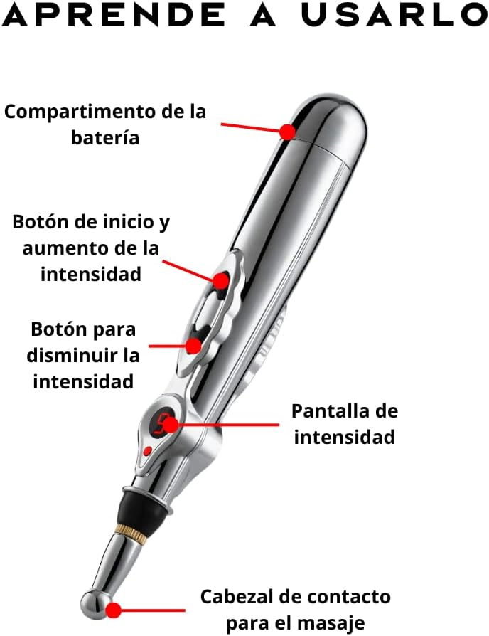LAPIZ MASAJEADOR ACUPUNTURA 3 EN 1
