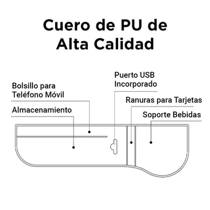 ORGANIZADOR DE ASIENTO PARA COCHE