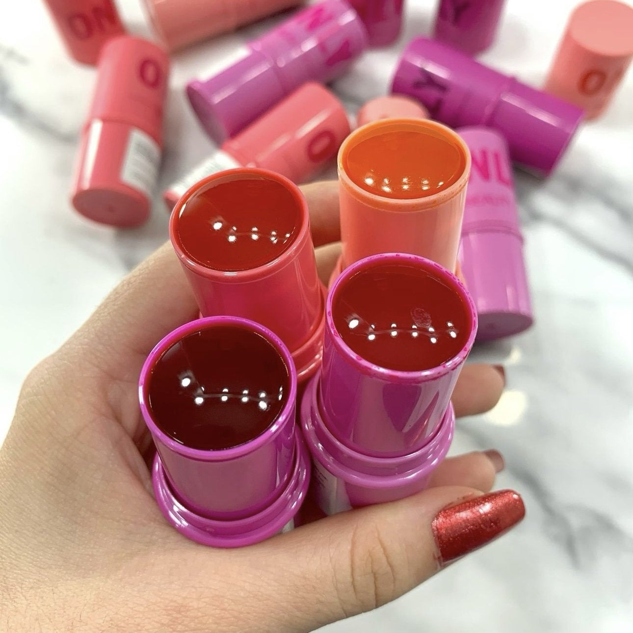 Combo por 3  LABIALES- RUBORES de gelatina